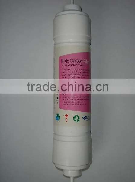 Pre-Carbon Water Filter With I Type Connector/activated Carbon Water Filter