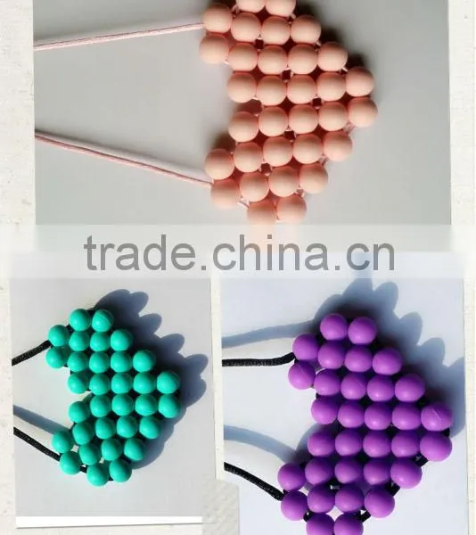 2015 Silicone Baby Jewelry, Chew Bead Silica Gel photo-5