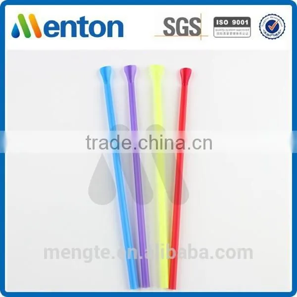Manufactuer Neon Assorted Hard Plastic Spoon Straw photo-3