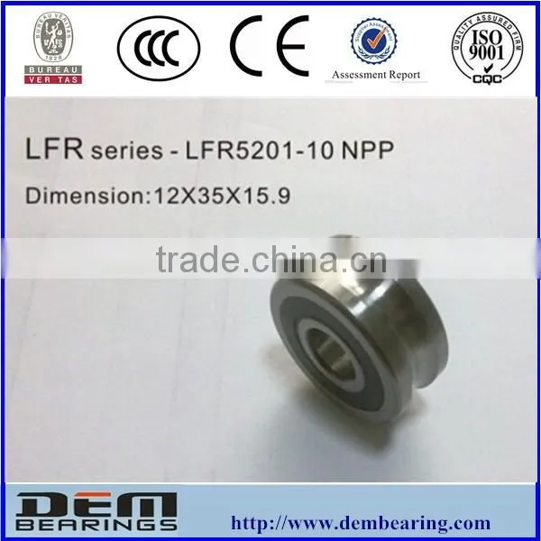 Jinan Bearing LFR50/5-4KDD Bearing U GrooveTrack Roller Bearings With Size 5*16*8mm