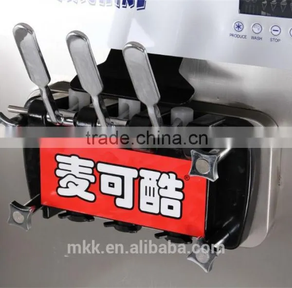 Ce Hot Sale Three Colour &amp;three Flavours Ice Cream Machine photo-6