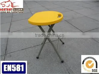 Newest light-weight popular outdoor furniture of small round bench for finish or other outdoor activities use