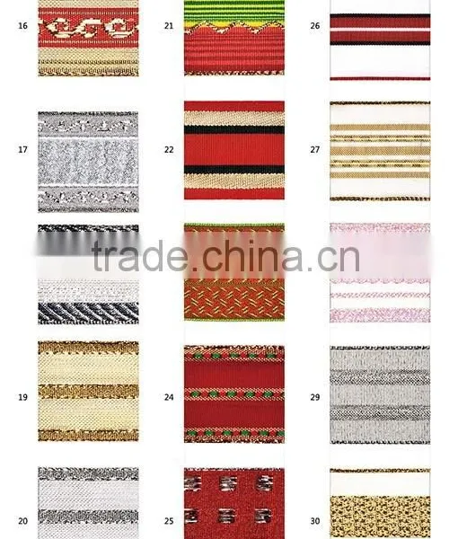 Custom Printed Polyester Ribbon For Christmas Decoration photo-2