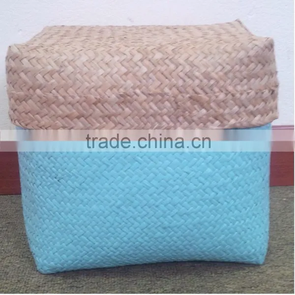Small and Cute Eco-friendly Seagrass Boxes With Lid
