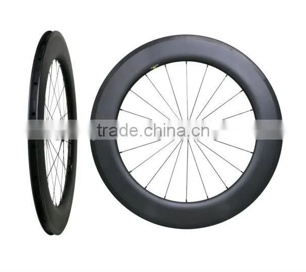 700C Carbon 88mm Wheels Rim, Chinese High Performance Carbon Wheel 88mm Clincher, 88mm Carbon Road Bike Wheels Clincher photo-3