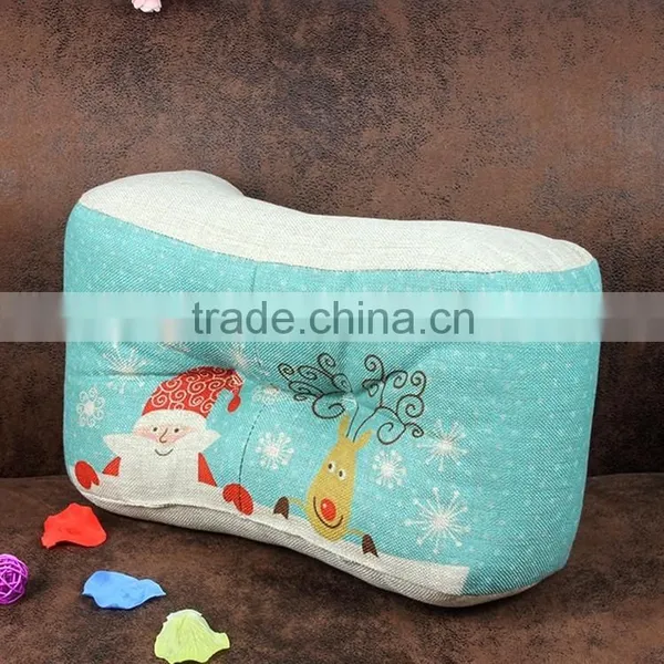 2015 New Lovely Santa Claus and Milu Deer Waist Cushion Cover Office Pillow photo-3