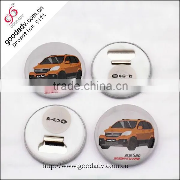 2015 Custom Novelty Round Shape Fridge Magnet Bottle Opener photo-4