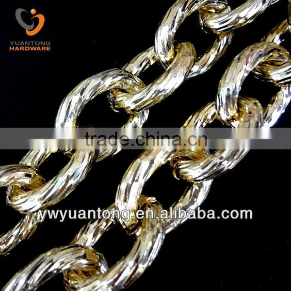 Wholesale Fashion Cut Face Aluminum Belt Chains