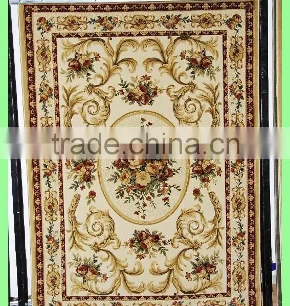 Floral Red Wilton PP Hotel Rooms Carpet Designs With High Quality photo-2