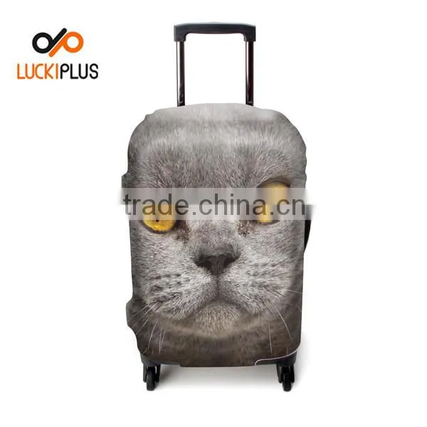 Luckiplus Spandex Soft Trolley Case Cover Unique Technology Portable Luggage Cover photo-2