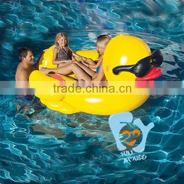 Wholesale Pvc Yellow Duck Animal Pool Float in Stock