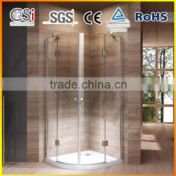 Classic Design Round Hinge Shower Enclosure EX406 900x900mm