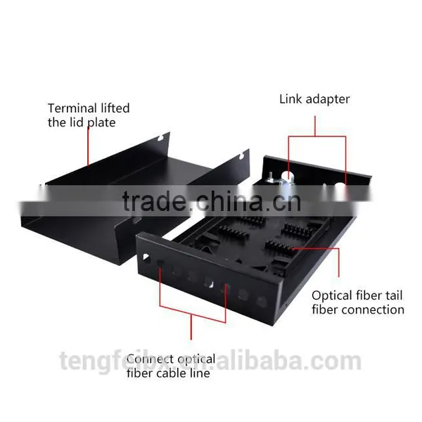 Outdoor/Indoor Fiber Optic 12 Core Optic Fiber Splice Tray for Odf photo-6