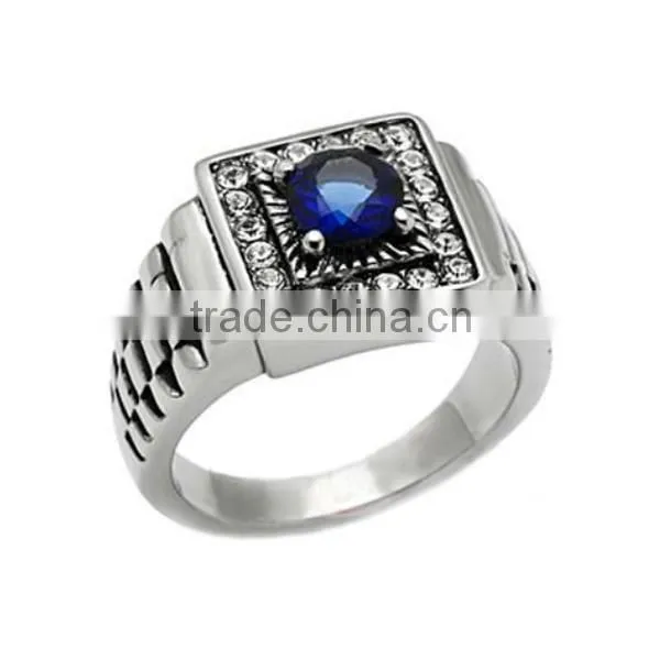 Dongguan Jewelry Casting cz Stainless Steel Rings China Factory Direct Wholesale Jewelry Stainless Steel cz Ring photo-3