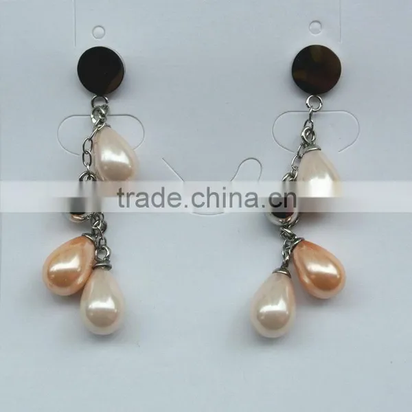 Floating Charm Bead Earrings for Women