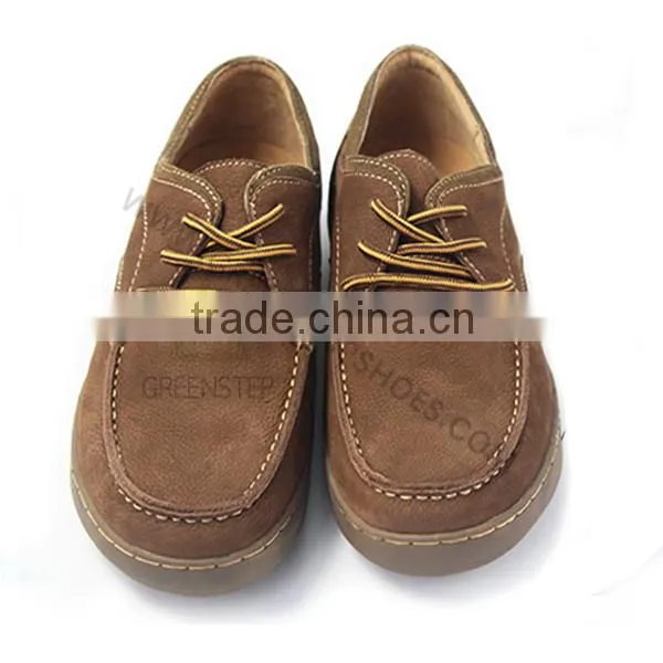 Men Footwear Flat Top Brand Men Leather Shoe photo-2