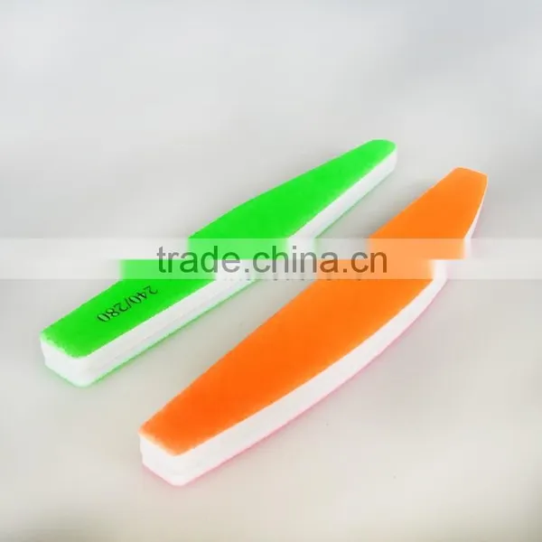 Korean Quality Custom Personalized Colorful Double Side Nail File Colorful Sponge Nail Buffer Manicure Tools Factory photo-6