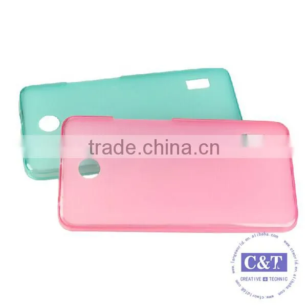 C&T Ultra Slim Soft TPU Gel Rubber Silicone Skin Shell Back Case Cover for Huawei Ascend Y635 photo-4