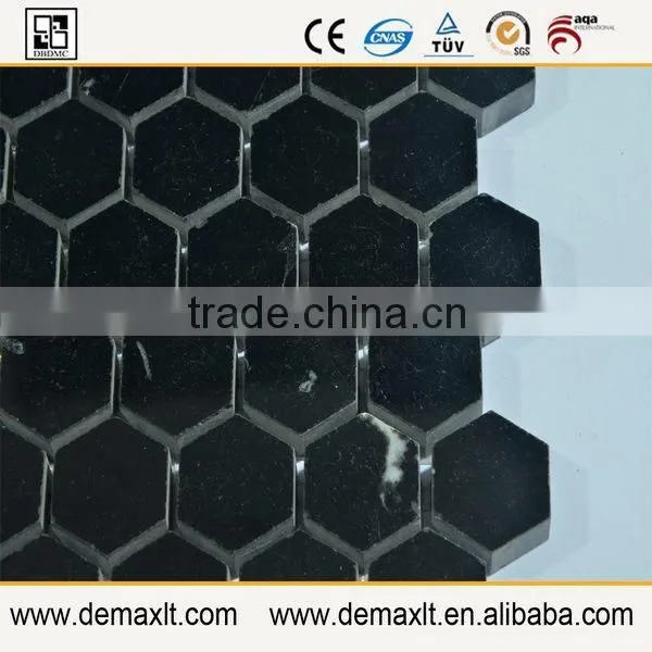Hexagon Marble Mosaic With Waterjet photo-3