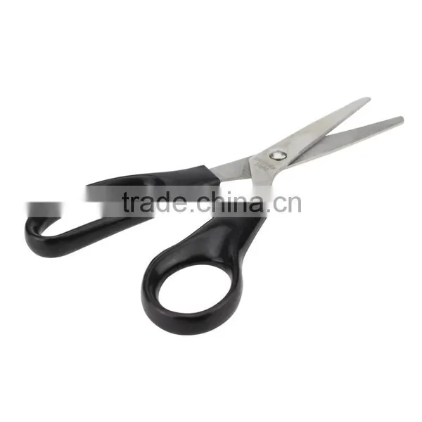 6 Inch Black Handle Stainless Steel Scissors Utility Stationery Shear photo-3