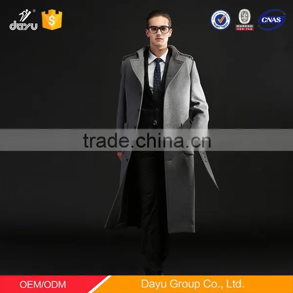 Pure Wool Best Price High Quality Wool Polyester Topcoat Man Woolen Jacket Thicken for Spring Antumn Winter Wool Overcoat photo-3