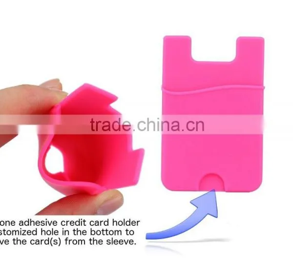 Universal Silicon Card Pouch for Mobile Phones photo-5