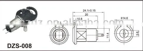 12mm Electrical Key Switch,key Switch 12v,metal Touch Key Switch photo-5