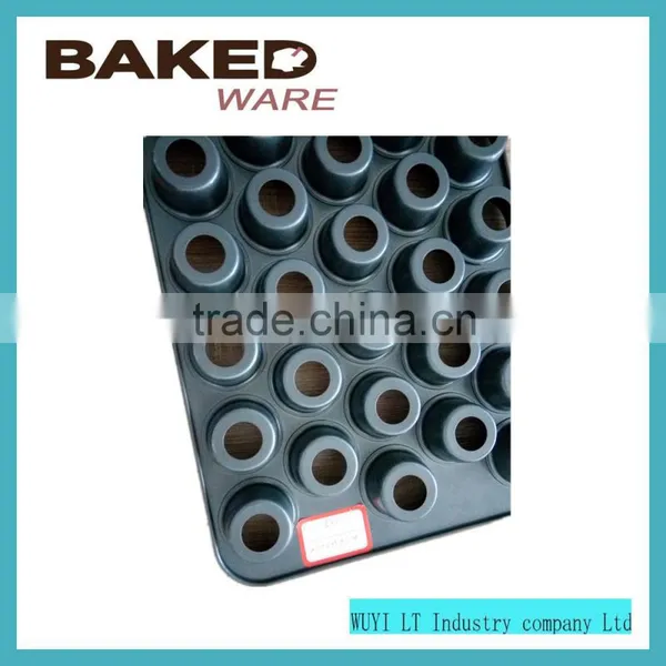 Carbon Steel Cupcake Pan Non-stick Muffin Pan Cake Pan With Loose Base photo-5