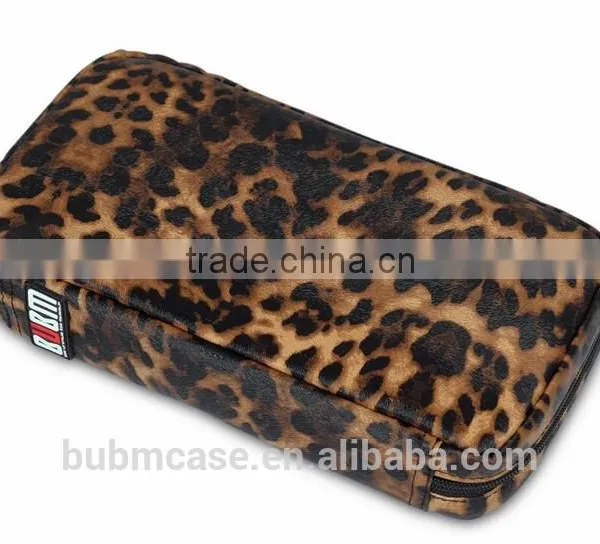 64 Capacity Leopard Grain PU Leather Cover CD DVD Bag CD DVD Storage Bag CD-ROM Package Car Disc Package photo-2