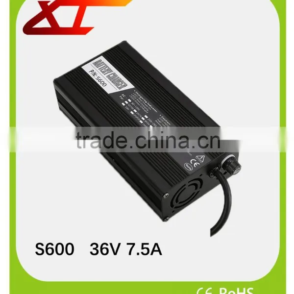S-600 36V7.5A LiFePo4/Li-Ion/Lead Acid Battery Charger
