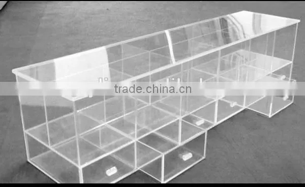 With 6 Drawer Acrylic Storage Box Clear Plastic Box photo-2