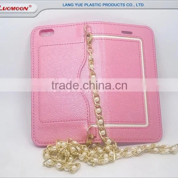 Lichee Pattern Inclined Shoulder Custom Stylish Mobile Phone Pouch for Samsung Note 6 S4 I9500 I9505 I9508v I9508 Galaxysin E300 photo-6