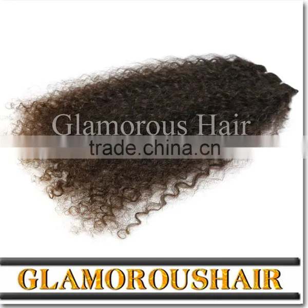 Unprocessed Virgin Peruvian Hair Kinky Curly Can Last Curl Long Time photo-4