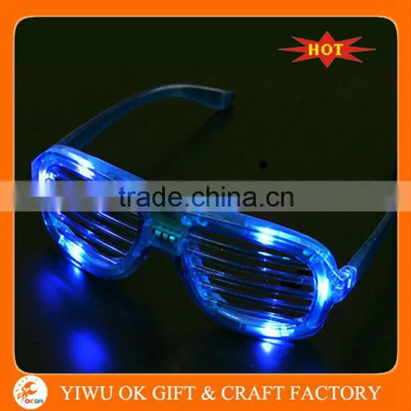 Plastic LED Flashing Light Up Crazy Glasses photo-5