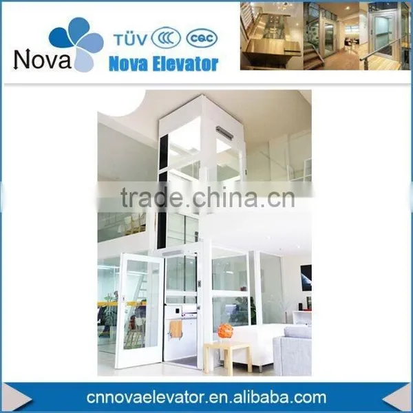 88888 Luxury 0.4m/s 320 KGS Home Elevator With Cheap Price , Villa Lift ,hydraulic Home Lifts photo-5