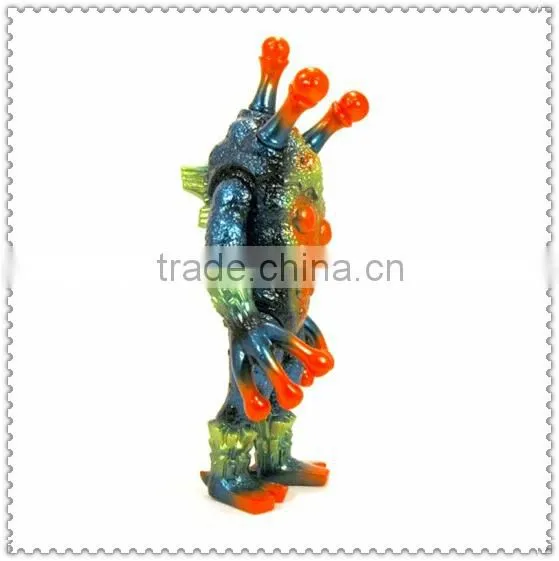 Japanese Scary Three Eyes Monsters Plastic Toys/oem Japan Child Cartoon Plastic Toys/customized Plastic Toys Manufacturer photo-2