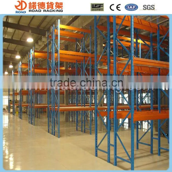 Selective pallet style rack warehouse stacking racking