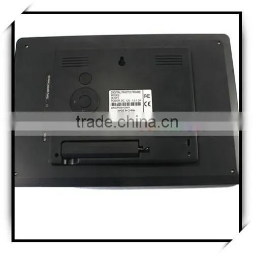 10.2" Wide LCD Screen DPF Multi-media China Wholesale Digital Photo Frame Black photo-2