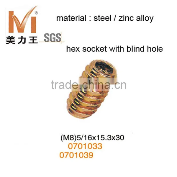 Hex Socket Blind Hole Embedded Insert Nut photo-2