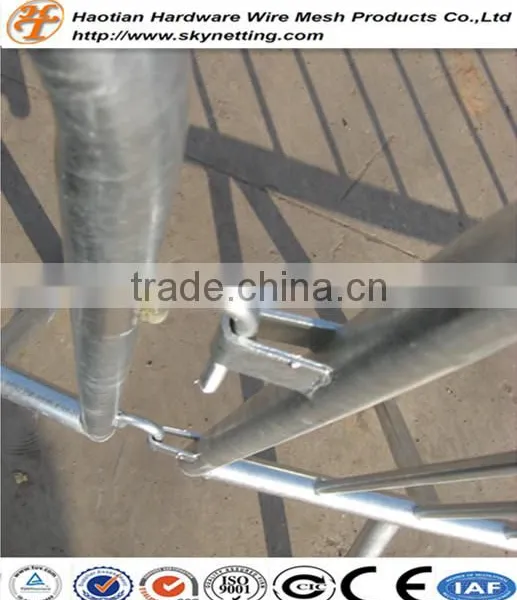 Environmental Temporary Privacy Fencing/1.1m High & 2.5m Width Galvanized Concert Crowd Control Barrier photo-5