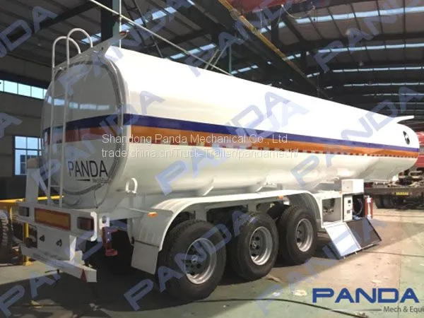Panda 3-axle 40CBM Fuel Tanker Trailer For Sale