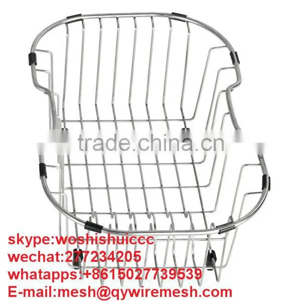 Stainless Steel Mesh Fruit Basket / Kitchen Sieve / Vegetable Storage Basket photo-6