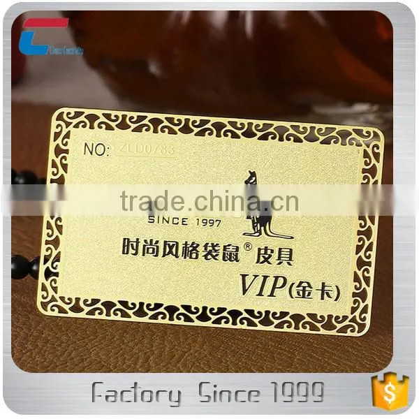 Customized Plated White/ Black Stainless Steel Metal Card photo-4