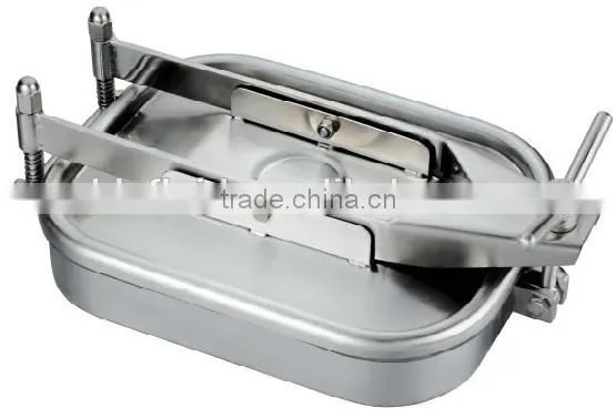 Stainless Steel Tank Parts Rectangular Manhole Covers photo-4