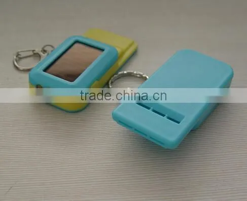 NEW Love Gift Key Chain Whistle Keyring Ring Mini USB Solar Powerbank photo-2