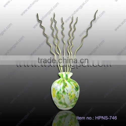 Air Fresheners, Ceramic Bottle, Shola Flower, Aroma Oil in GLASS Bottle, Rattan Sticks With Flowers