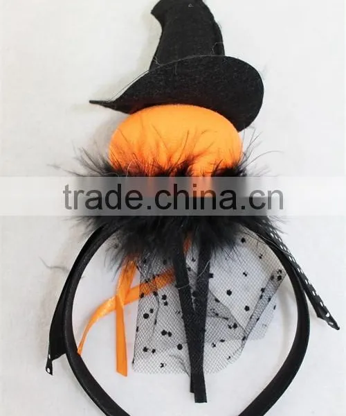 Halloween Pumpkin Hairband Pumpkin Hat Design Headband photo-2