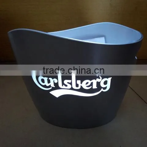 2017 Good Quality Cheap Price Lighting Logo Plastic Bucket of Beer photo-3
