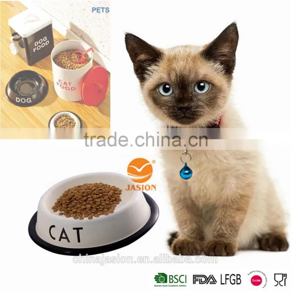 Carbon Steel With Powder Coated Food/Water Serving Cat Dog Feed Pet Bowl photo-2
