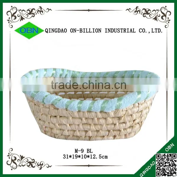 Wholesale Cheap Cute Mini Straw Basket With Bowknot photo-3